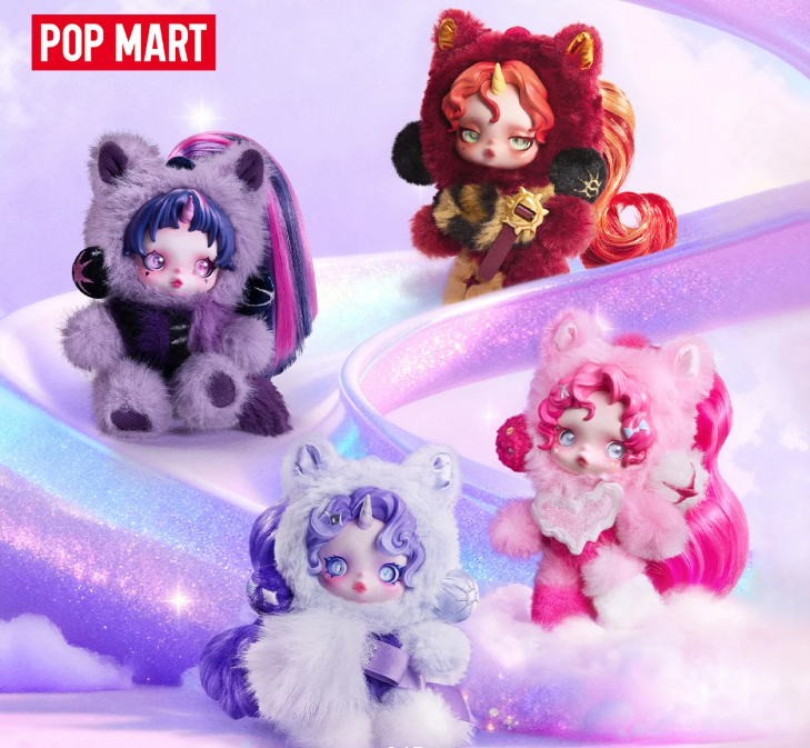 POP MART θ SKULLPANDA × My Little Pony Плюшевая кукла-подвеска