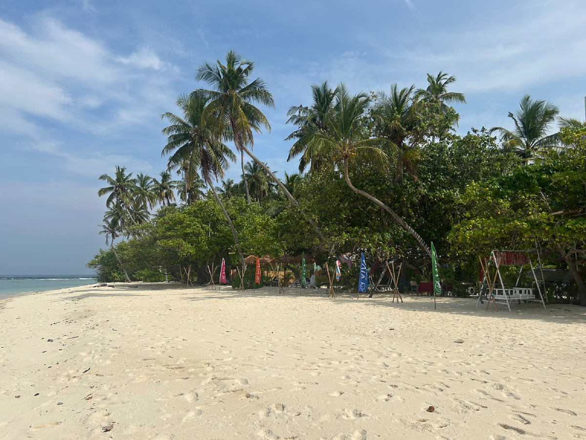 Берег океана рядом с гестхаусом Viva Inn & Spa. Фото автора