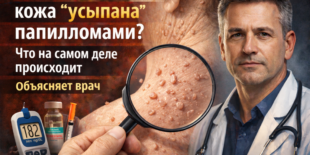После 55 кожа «усыпана» папиломами? Что происходит с организмом?