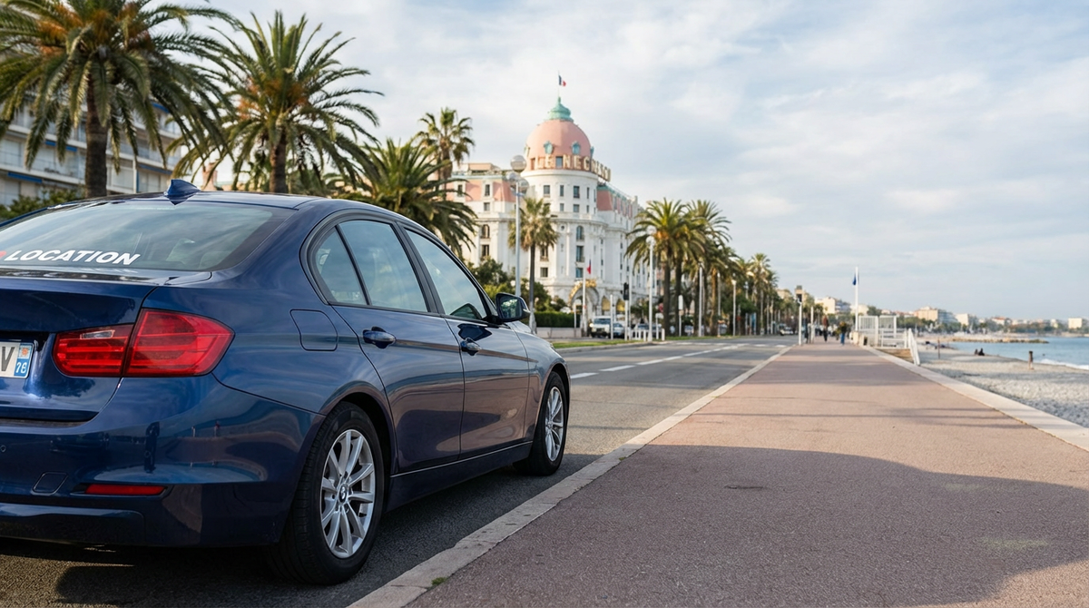 Автомобиль из проката в Ницце