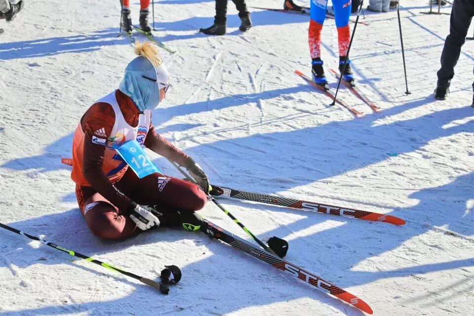    Около 800 бийчан приняли участие в гонке "Лыжня России 2026". Источник: Сергей Кулыгин / "Бийский рабочий"