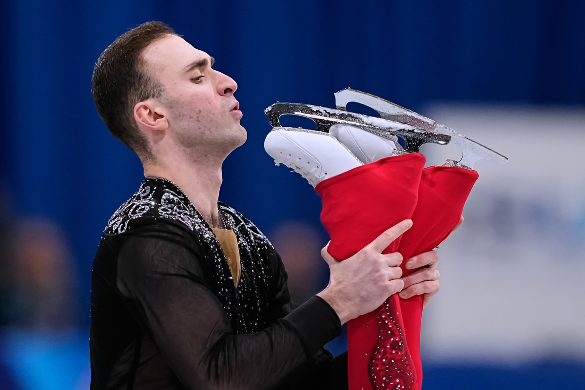     Анастасия Метёлкина и Лука Берулава / AP / Ashley Landis