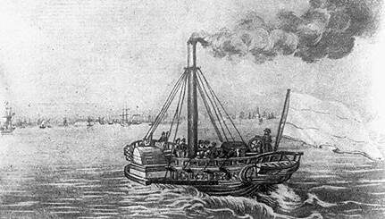 Первый русский пароход «Елизавета»