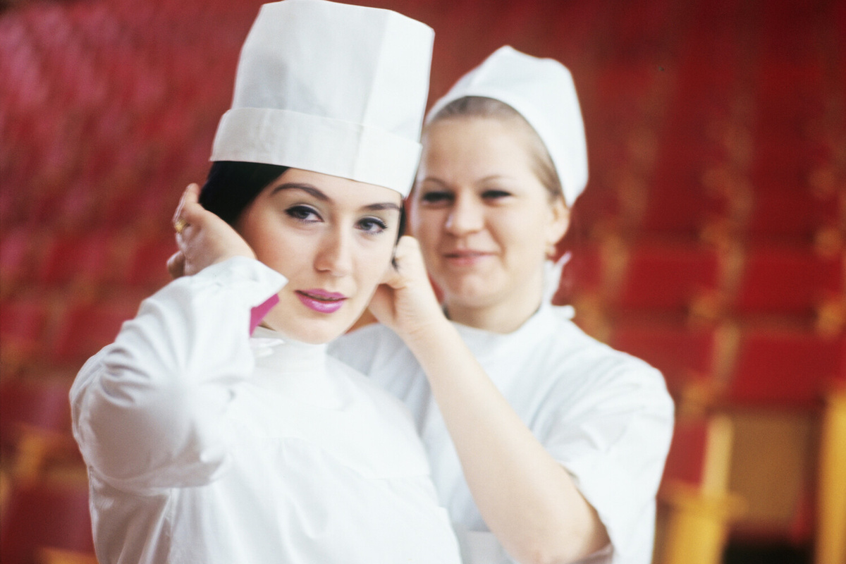 Медсестры — выпускницы Подольского медицинского училища, 1973 год ©Владимир Первенцев/РИА Новости 