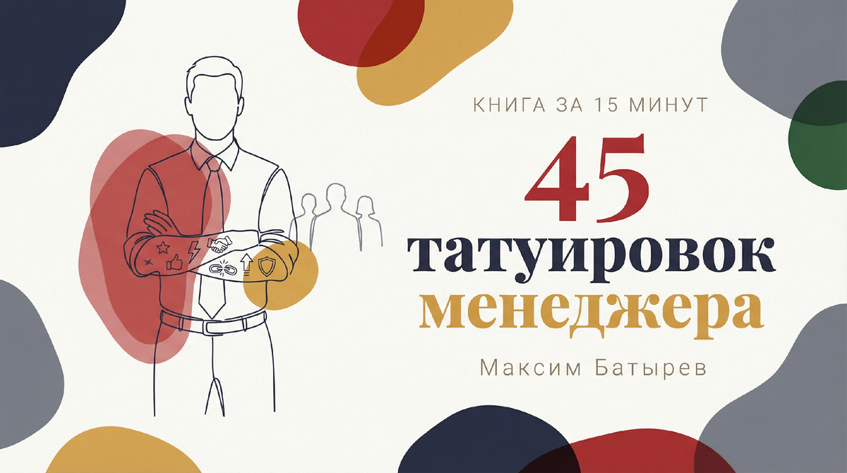 7 правил управления из «45 татуировок менеджера», которые Батырев выучил через боль 