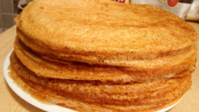    Традиционные русские блины готовили из дрожжевого теста. Фото: из личного архива Андрея Коваленко