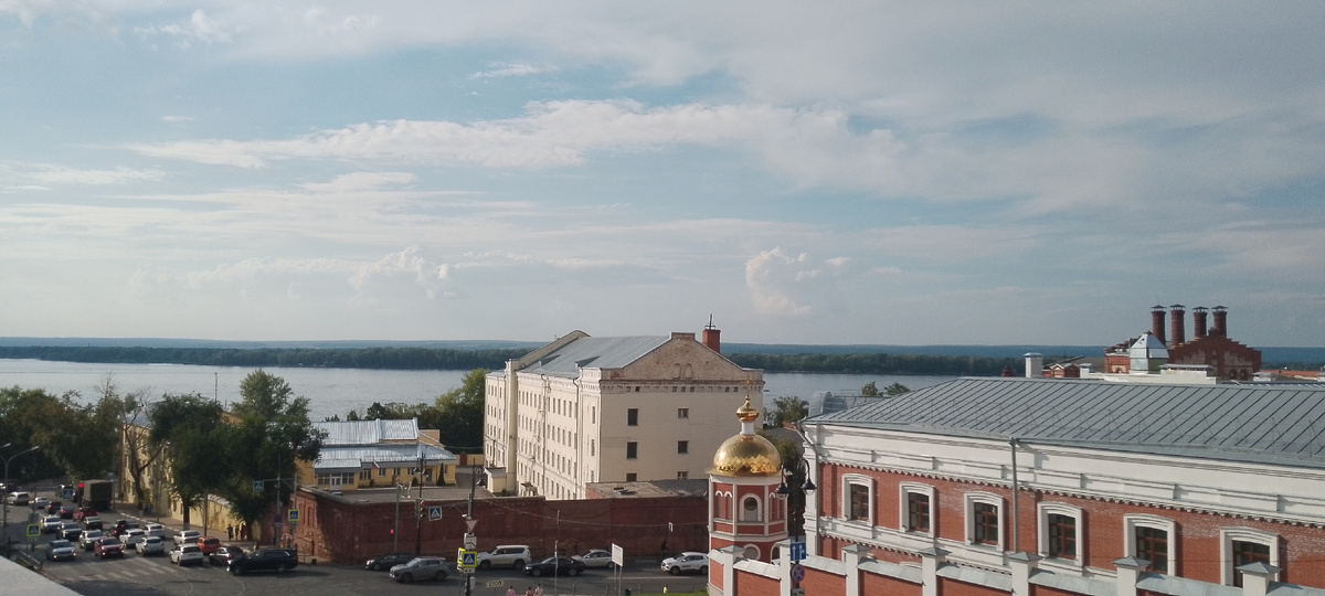 Самарский вид на Волгу