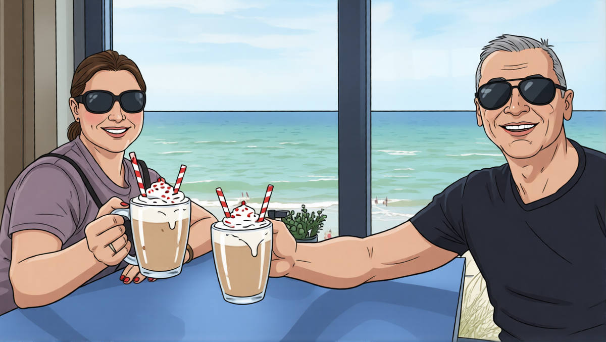 На Куршской косе мы хорошо отдохнули в прошлом году.