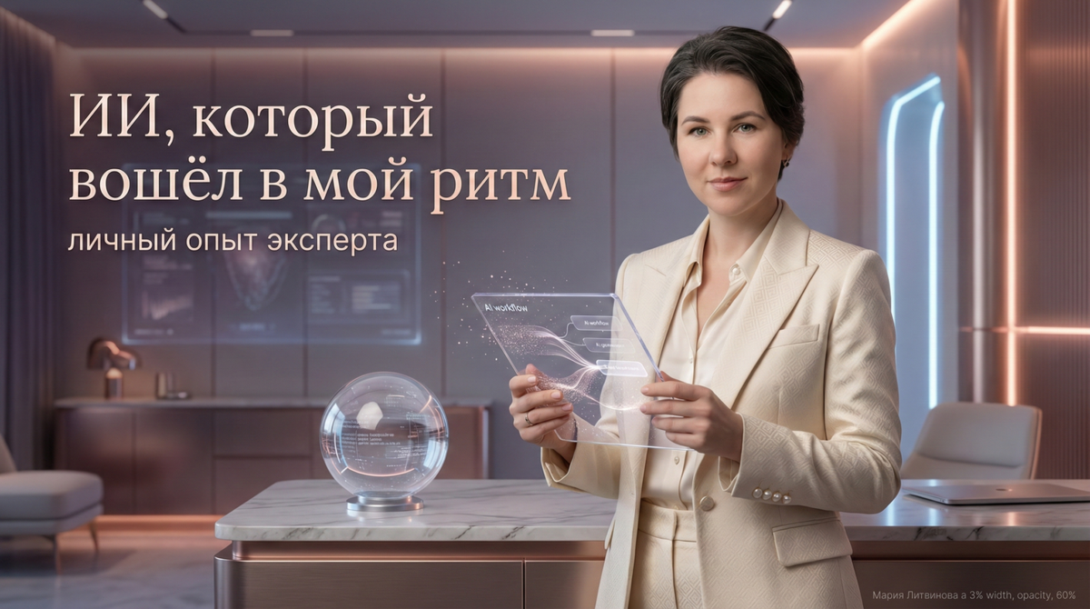    ИИ как умный напарник в работе — спокойно и без шума | Автор: Мария Литвинова Мария Литвинова