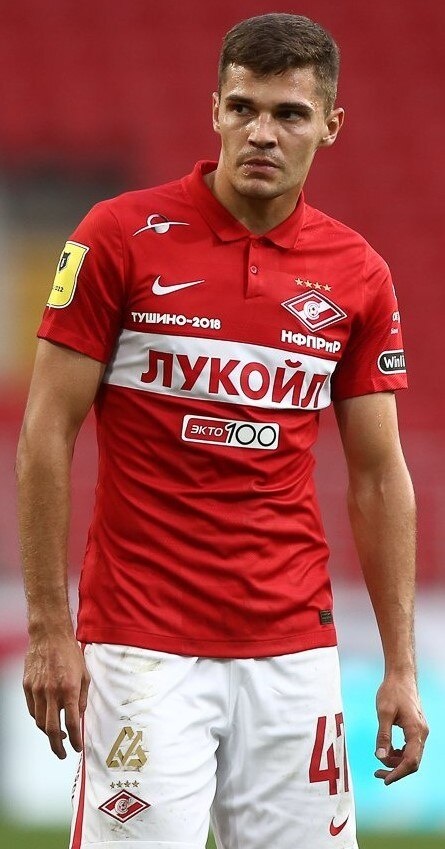 Роман Зобнин в Спартаке. Выступает за клуб с 2016 года по настоящее время