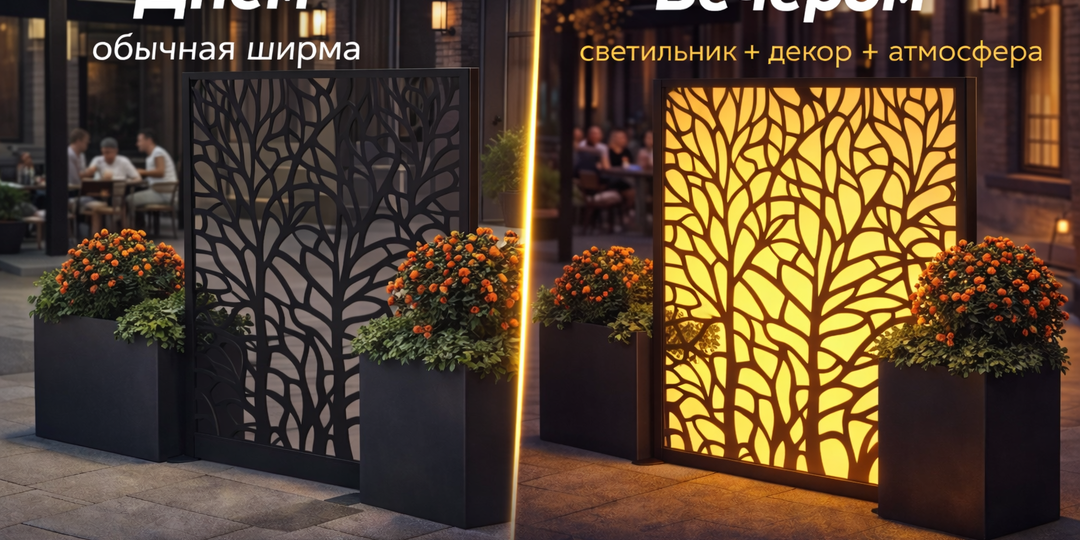 Вазоны с подсветкой