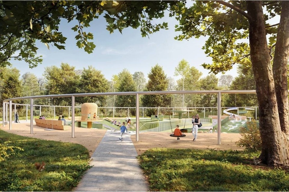    Детская площадка в рязанском ЦПКиО будет площадью 1800 кв.м, заявила администрация Рязани.