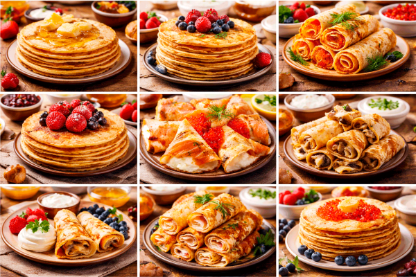20 рецептов русских блинов 🥞 с точными пропорциями, секретами и хорошим настроением