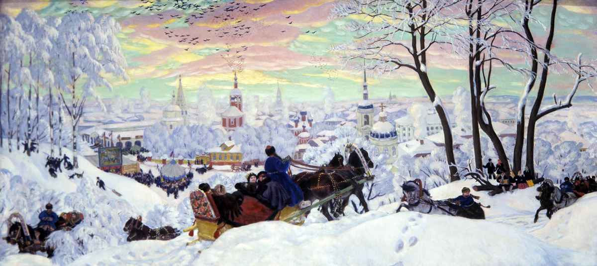Репродукция картины «Масленица» (Борис Кустодиев). Государственная Третьяковская галерея. Фото: Алексей Свердлов / РИА Новости / rg.ru