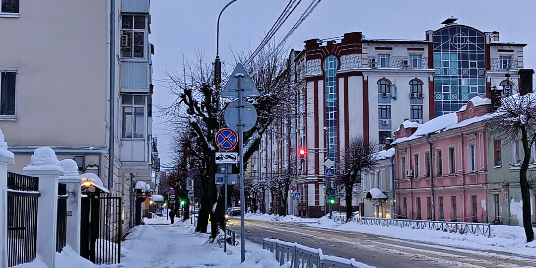 Прогулка по зимней Рязани: улица Вознесенская