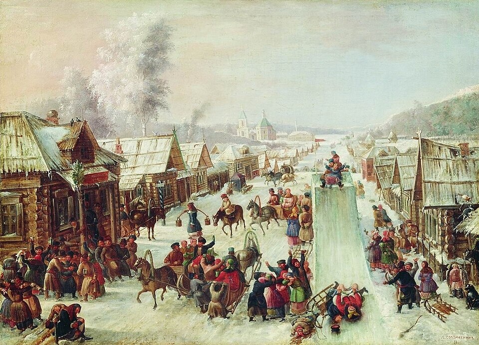 «Ну и Масленица!», Леонид Соломаткин, 1878 год.