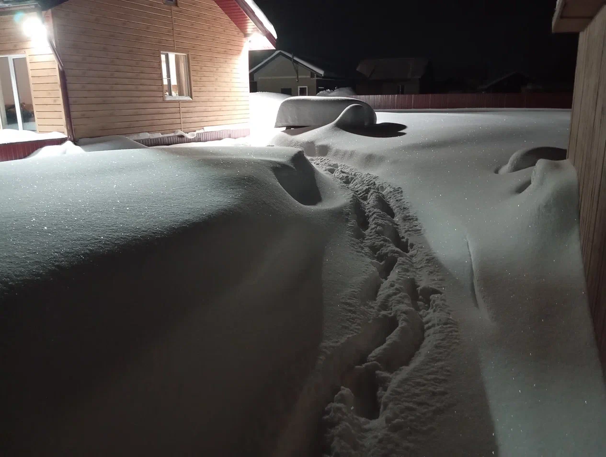 Фото 4-х дневнего марафона борьбы со снегом. Поволжье.