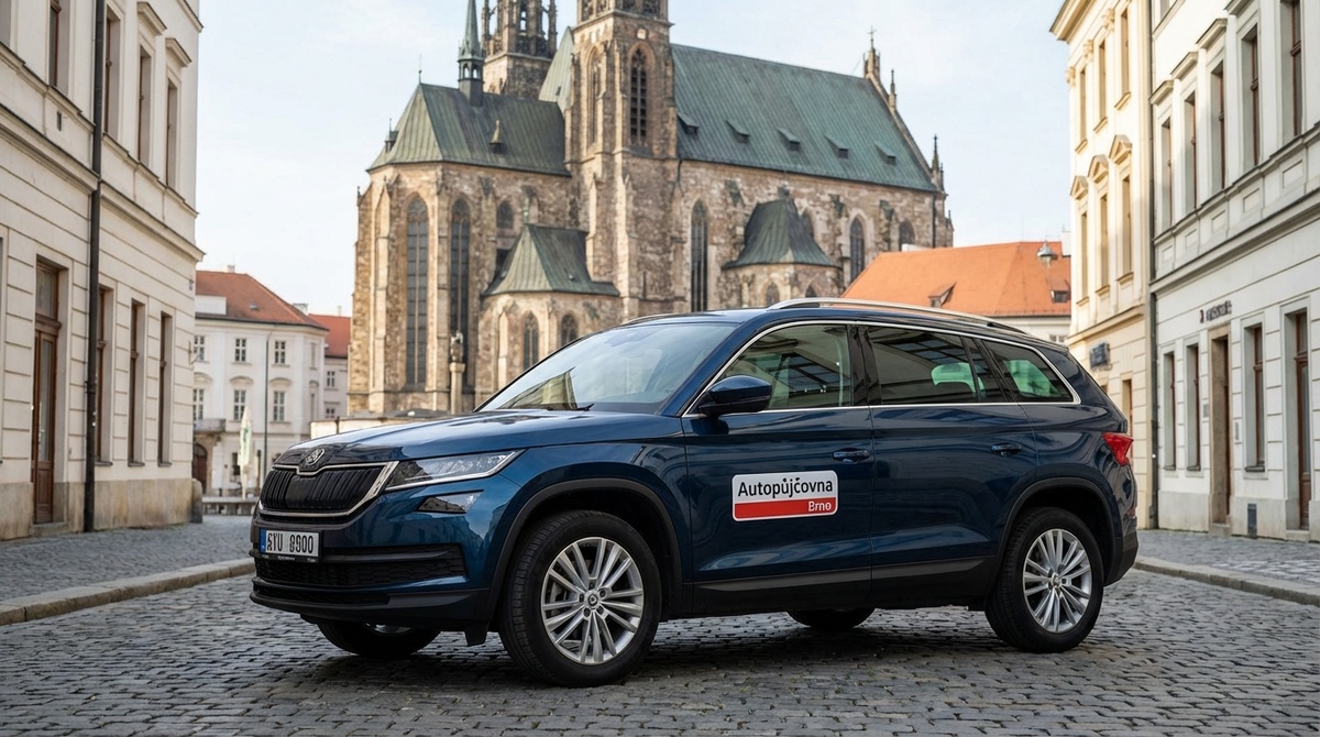 Автомобиль из проката в центре Брно