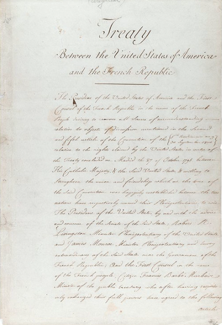 Сделка между США и Францией на покупку Луизианы