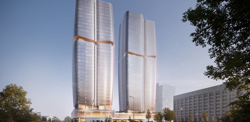 Утвержден архитектурный облик будущего бизнес-центра на Ходынском поле