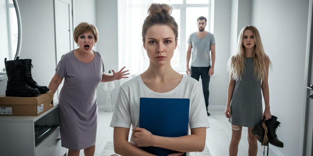 «Отдай обновку сестре, ты ещё заработаешь!» — приказал муж. Я отправила его к маме, а обувь золовки — в мусор.