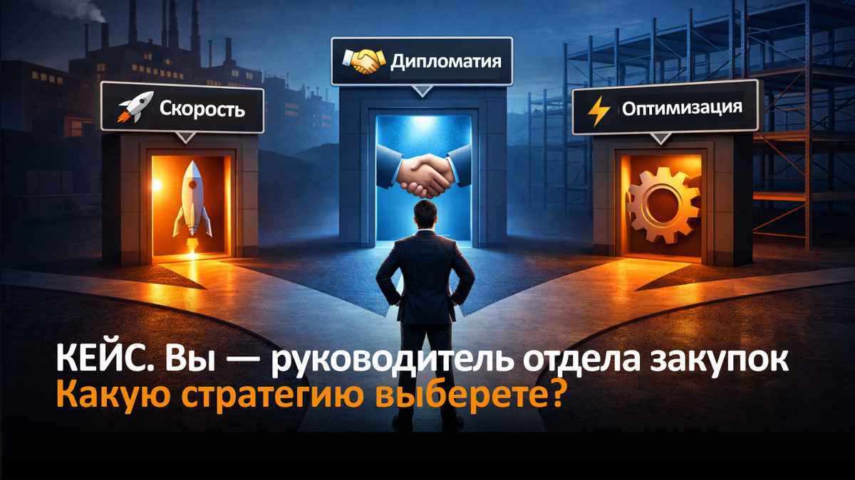 Какую стратегию выбрать руководителю отдела закупок