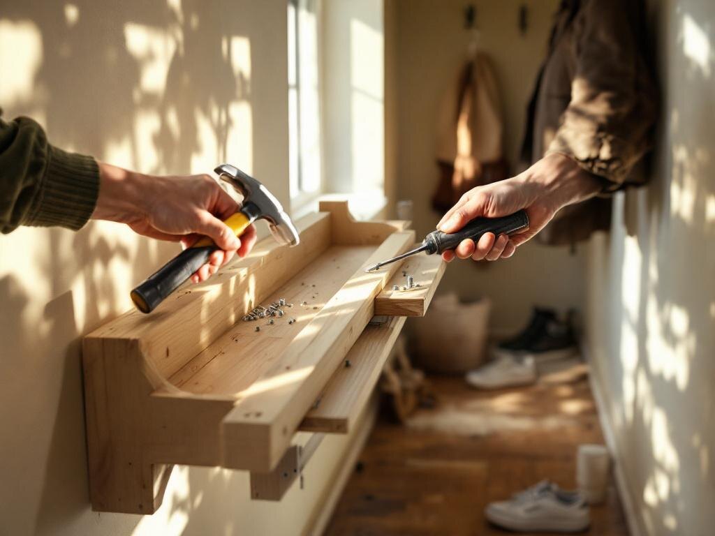 Почему обувница своими руками — лучшее решение для маленькой прихожей  📷
