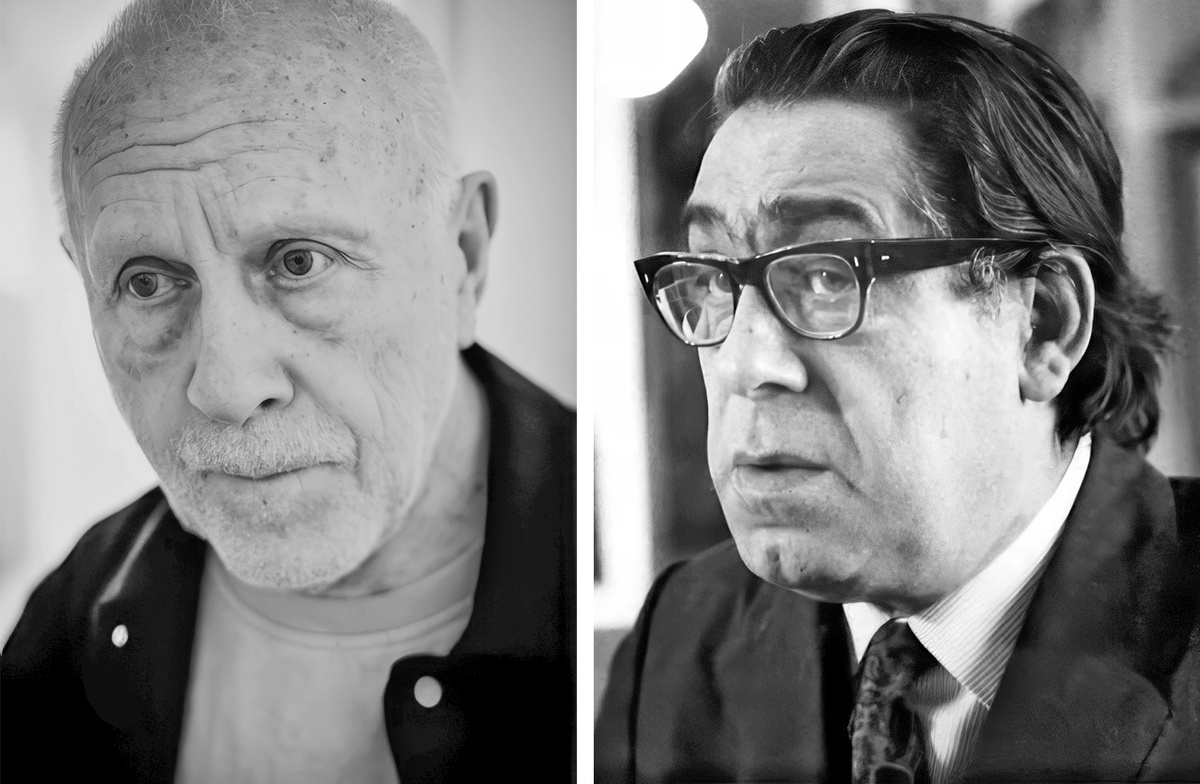 Слева: И.С. Шелковский – российский художник и скульптор, основатель и главный редактор журнала «А–Я». Справа: Г.Д. Костаки – крупнейший коллекционер русского авангарда. Источники: https://snob.ru/, фото: Владимир Яроцкий и https://www.forbes.ru/