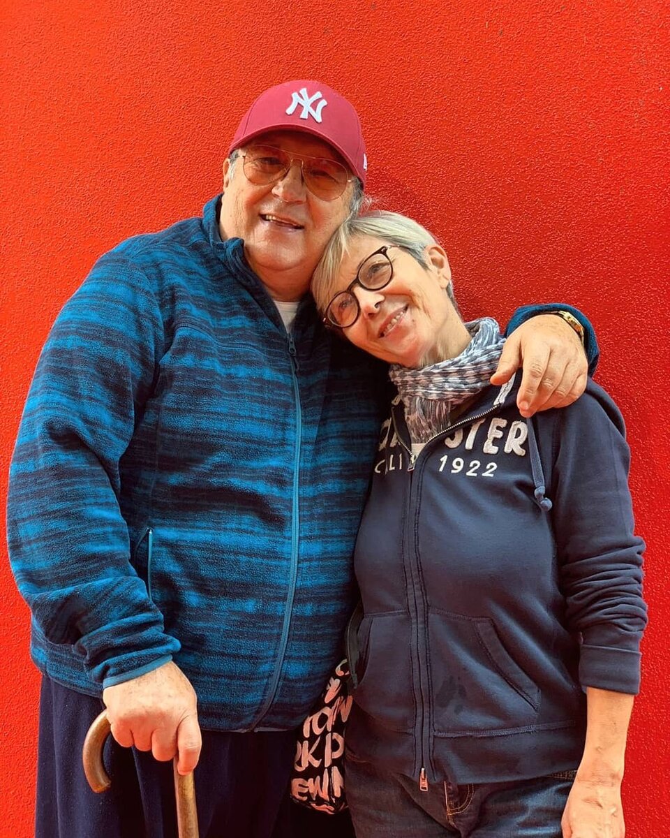 Робертино Лорети с женой.