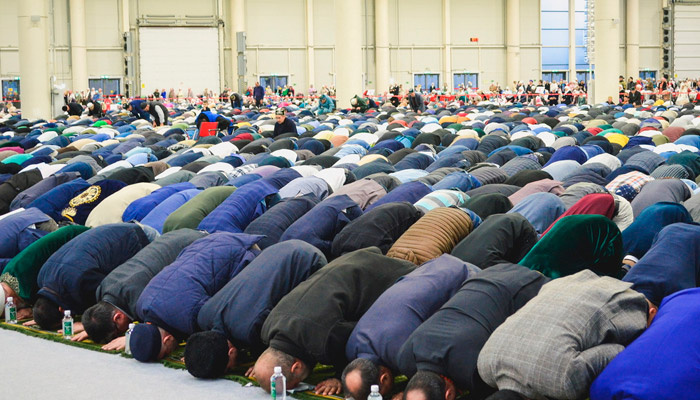 Молитва мусульман в Казани. Фото: Мария Рудакова, 1MI