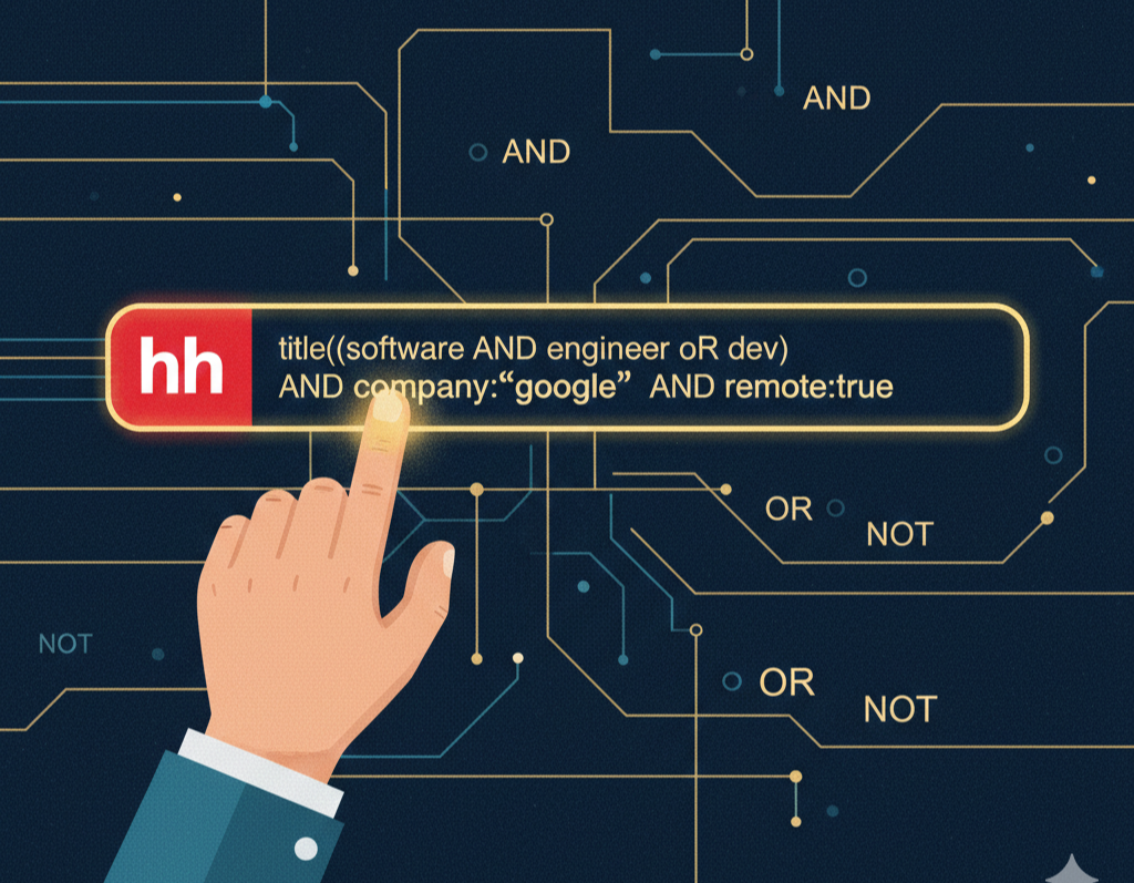 Магия синтаксиса: когда поиск hh.ru наконец-то начинает тебя понимать.