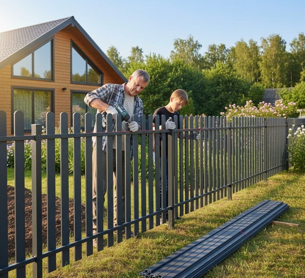 Забор из штакетника своими руками — практичное решение для дачных участков в 2026 году  📷

