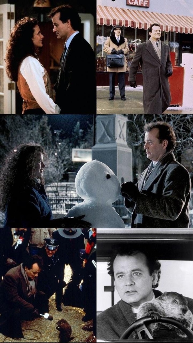 При подготовке публикации вспомнила, что это кино - «День сурка» (1993) мы часто выбирали для семейного просмотра. На видеомагнитофоне, конечно 🙈