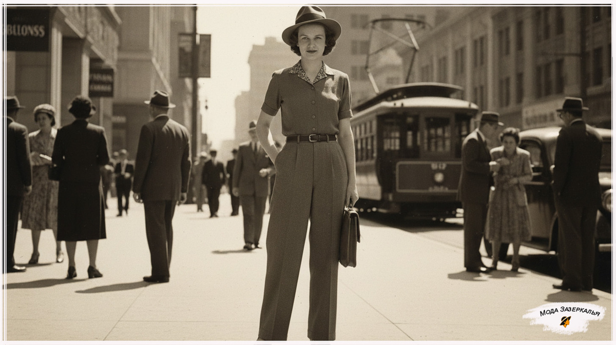 Женщина в брюках 1930 х годах