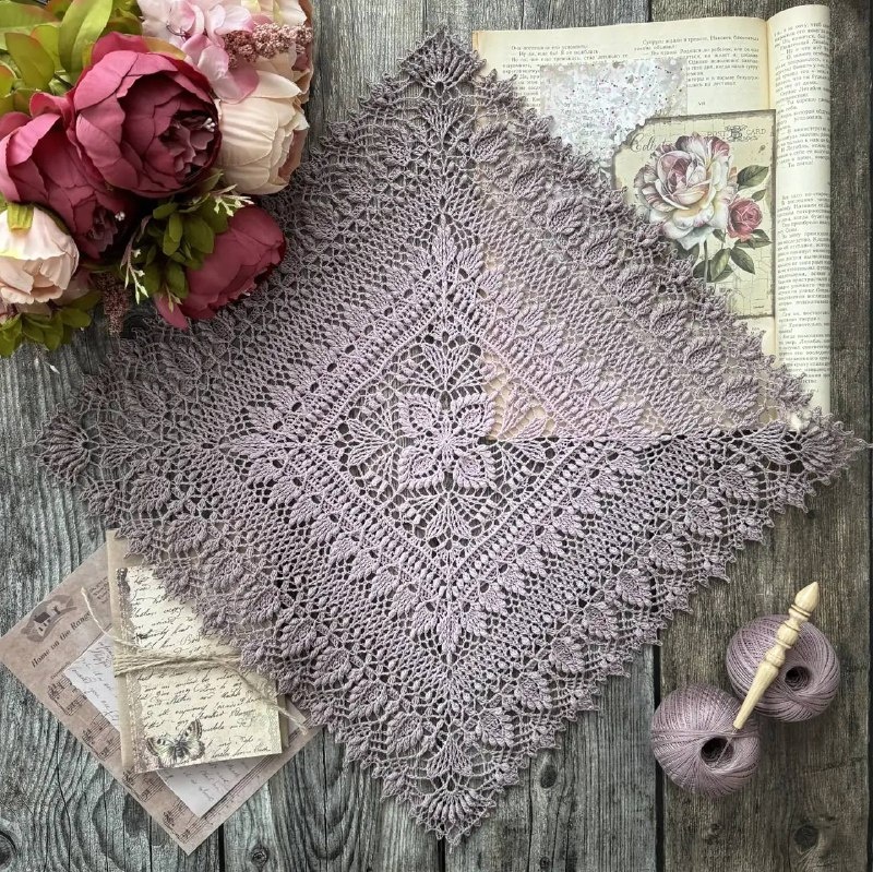 Красивые рельефные салфетки 