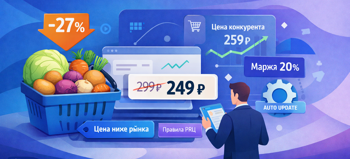 Иллюстрация сгенерирована с помощью GPT, "маржя" и "PRЦ" - так видит художник :) 