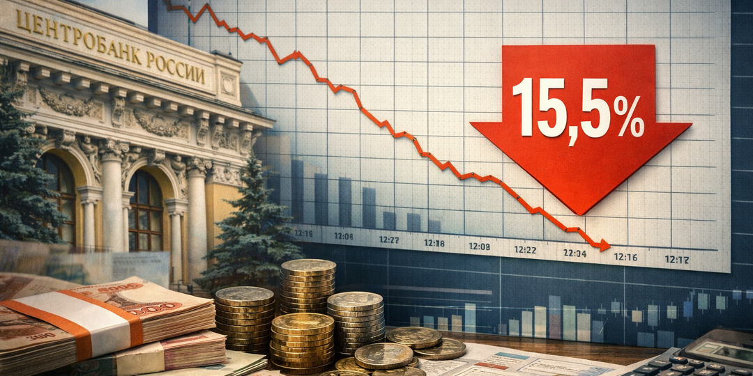 Ключевая ставка опустилась до 15,5%. Почему это произошло и что изменится для вас