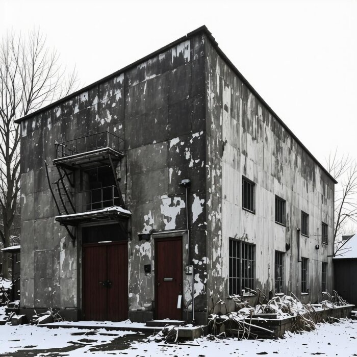 Ветхие кочегарки с неэффективными котлами забайкальские чиновники "в упор" не видят /  изображение сгенерировано нейросетью flyvi.io  