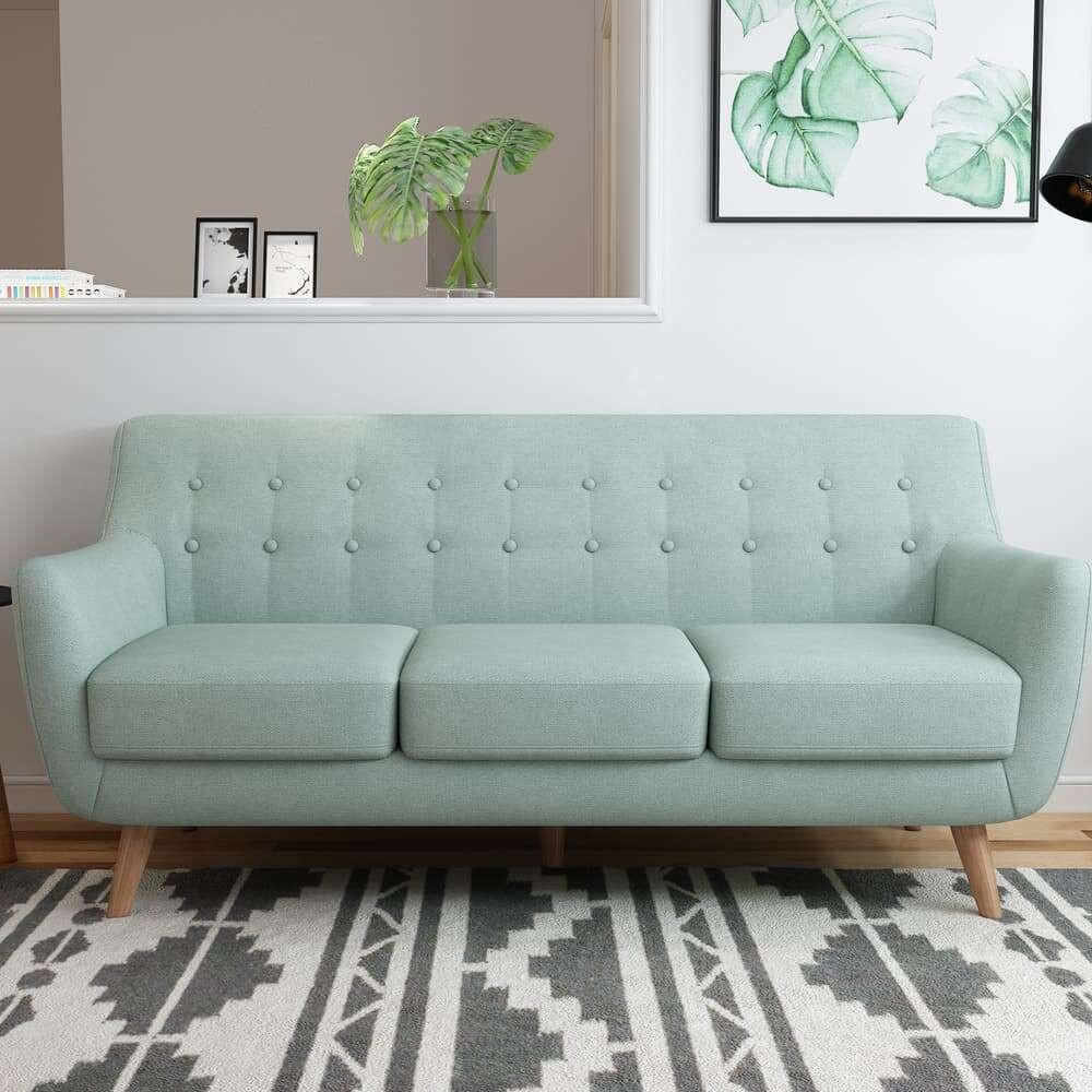 Диван Picasso трехместный бирюзовый