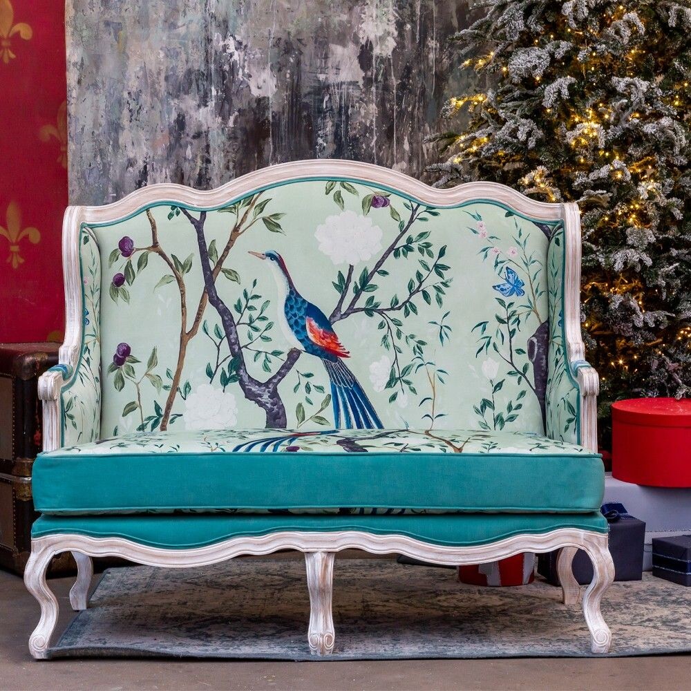 Двухместный диван «Шинуазри» (версия 5)