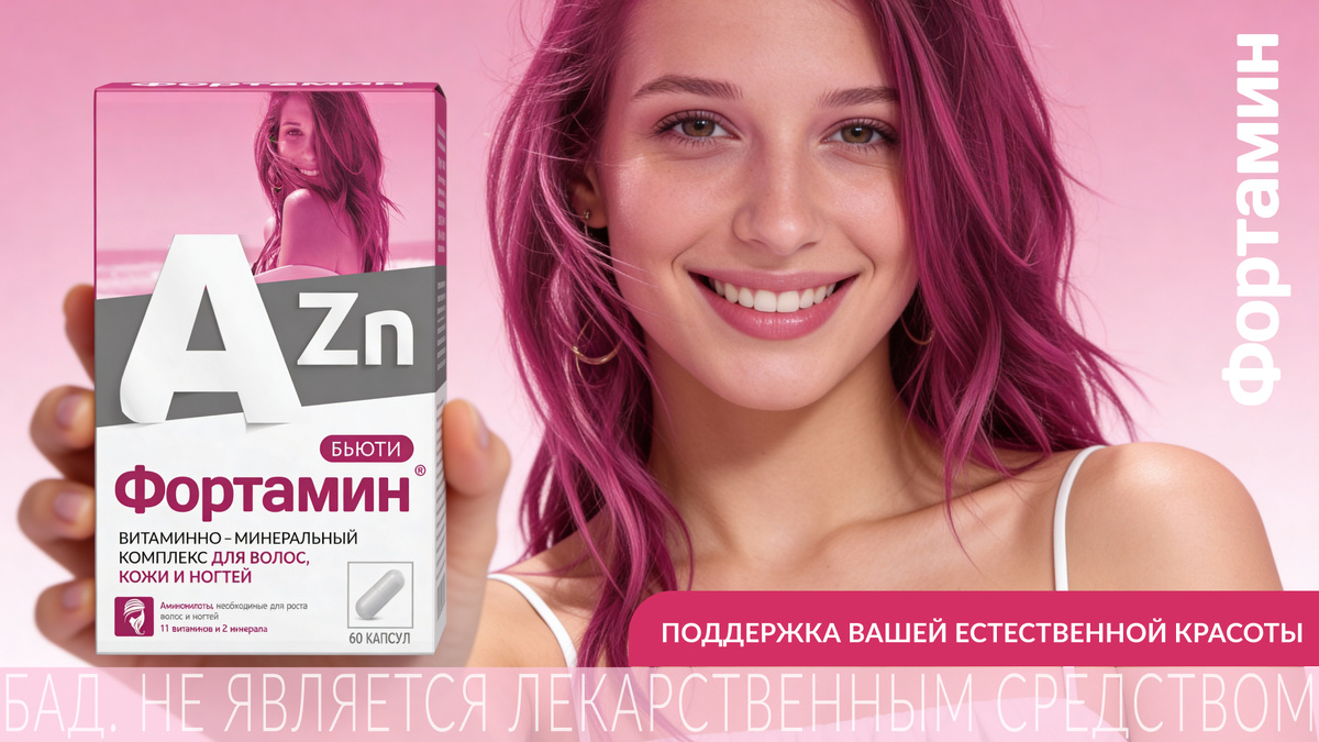 Фортамин® Бьюти содержит 4 ключевые аминокислоты в биологически активной L-форме, которая оптимальна для усвоения.