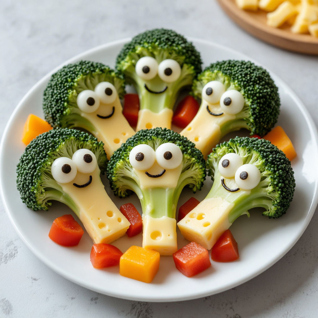 «Монстры» из брокколи и сыра