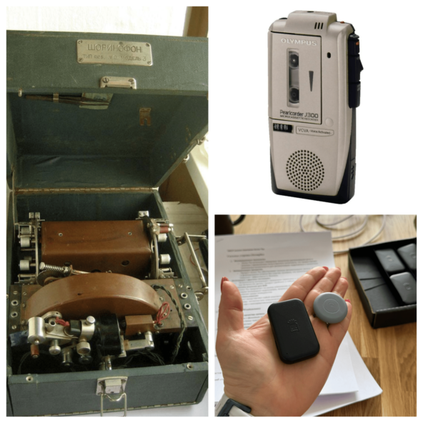 Эволюция диктофонов за 90 лет