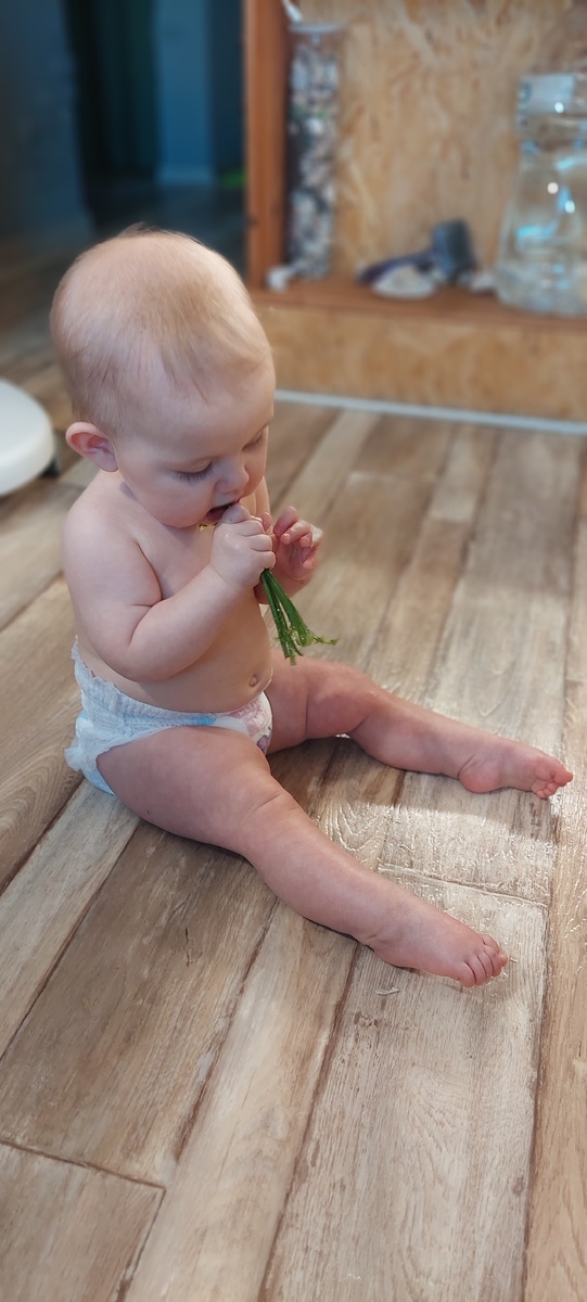 Брат любит укропные палочки, и я тоже!