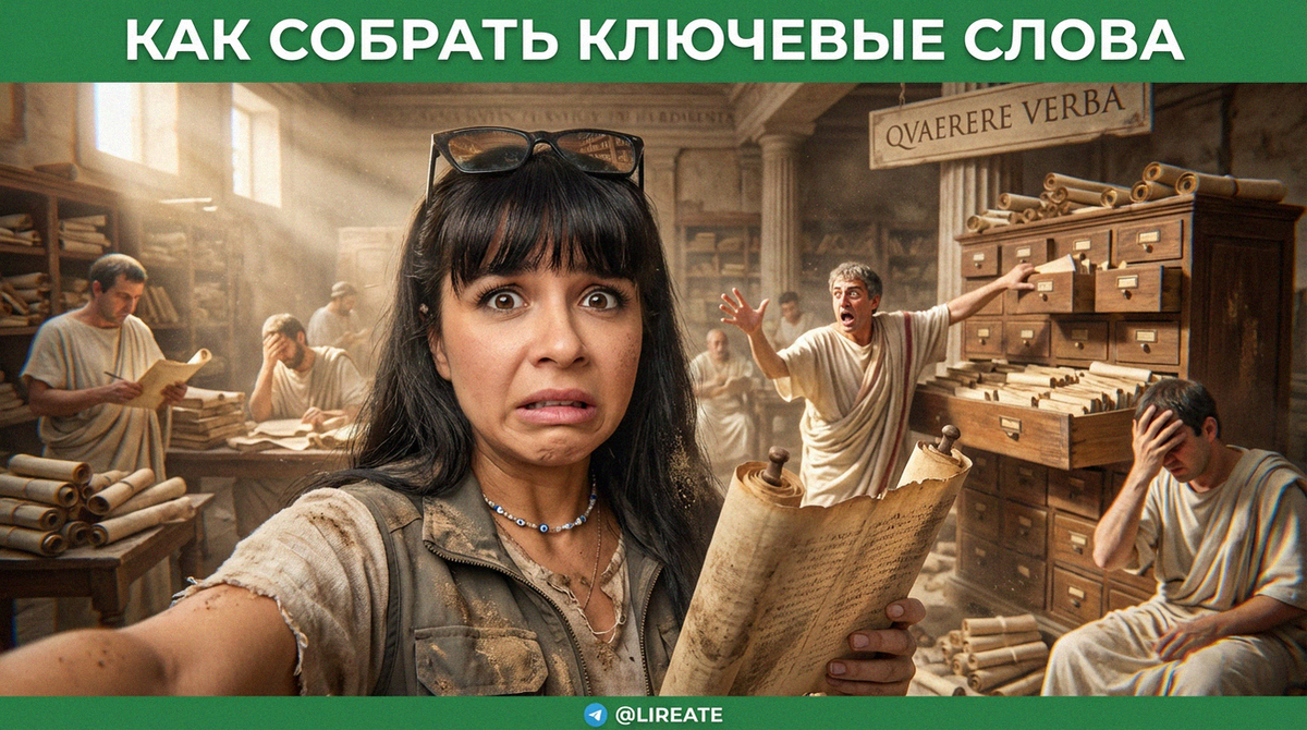    Как эффективно собрать ключевые слова и исследовать бывшие запросы. Лирейт