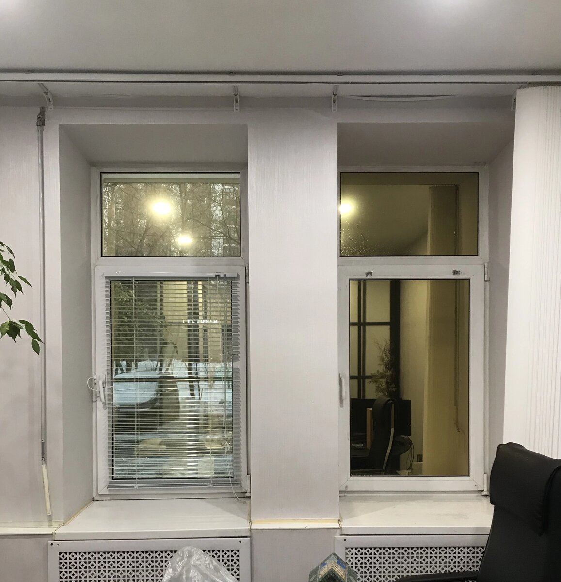 Зеркальная пленка артикул S 506 H (на фото слева) и тонировочная пленка артикул S 506 (на фото справа)