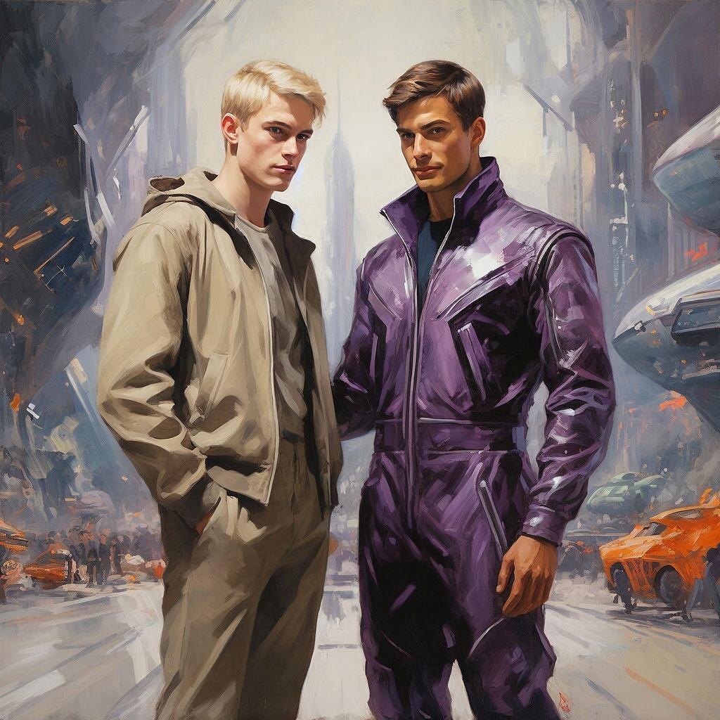 Юст и Эмур, "Космическая оранжерея". ГигаЧат по авторскому запросу.