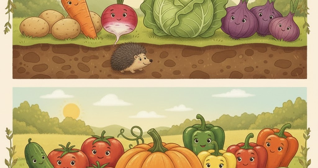 Загадки про овощи