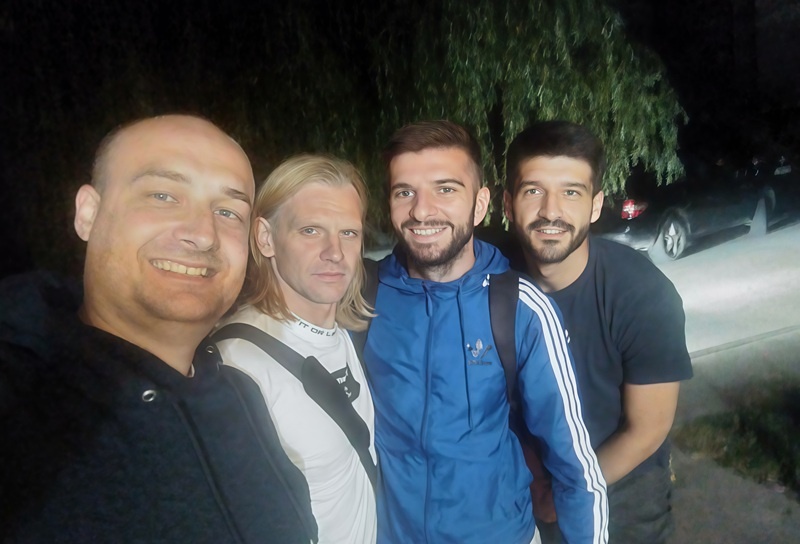 Владимир Осипов, Даниэль Стойкович и Зоран Марушич. Фото: архив Владимира Осипова.