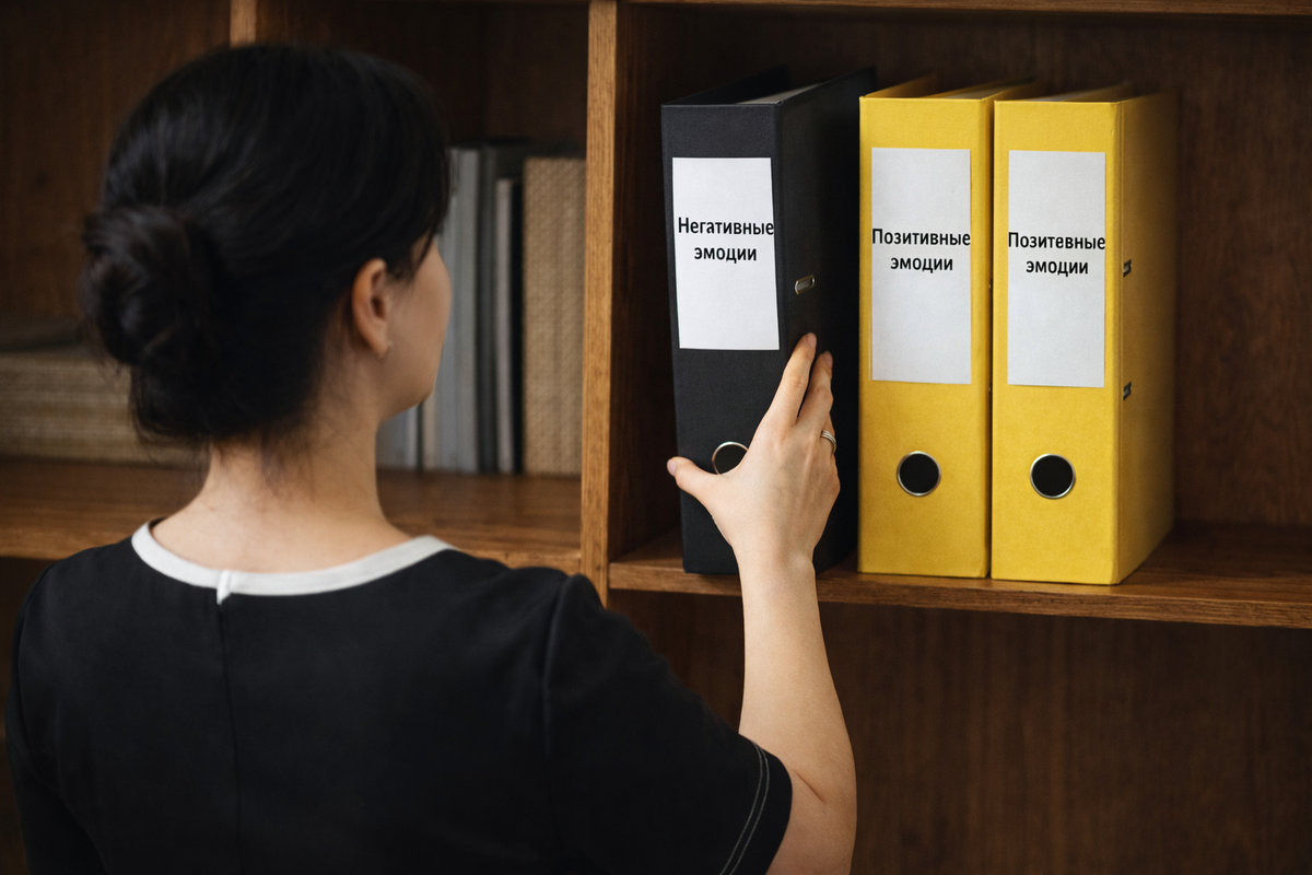 Когда мы размещаем деньги в папке с негативными эмоциями - мы сами защищаем себя от них. 